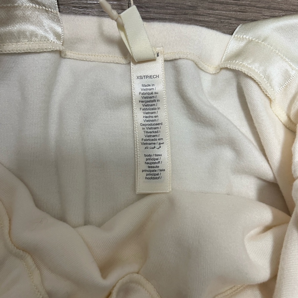 Skims Cloud Mini Dress in Ecru - Picture 7 of 7